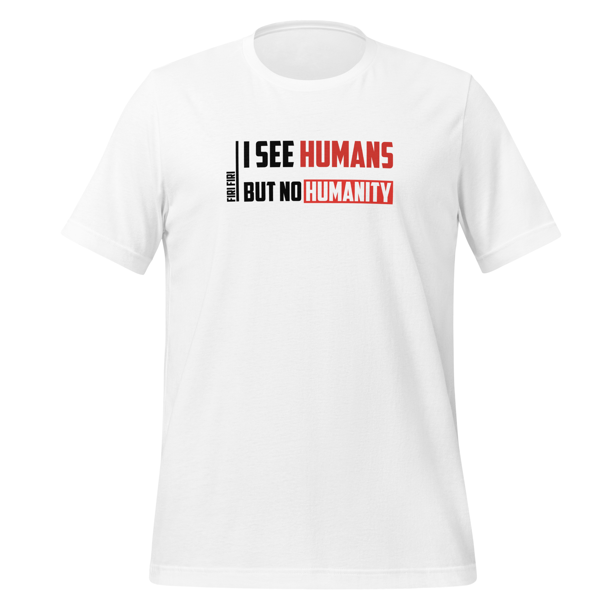 unisex-t-shirt-white humanity