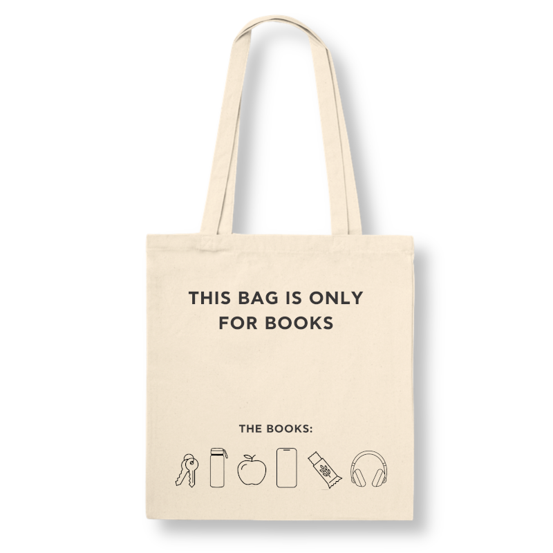 books only tote bag